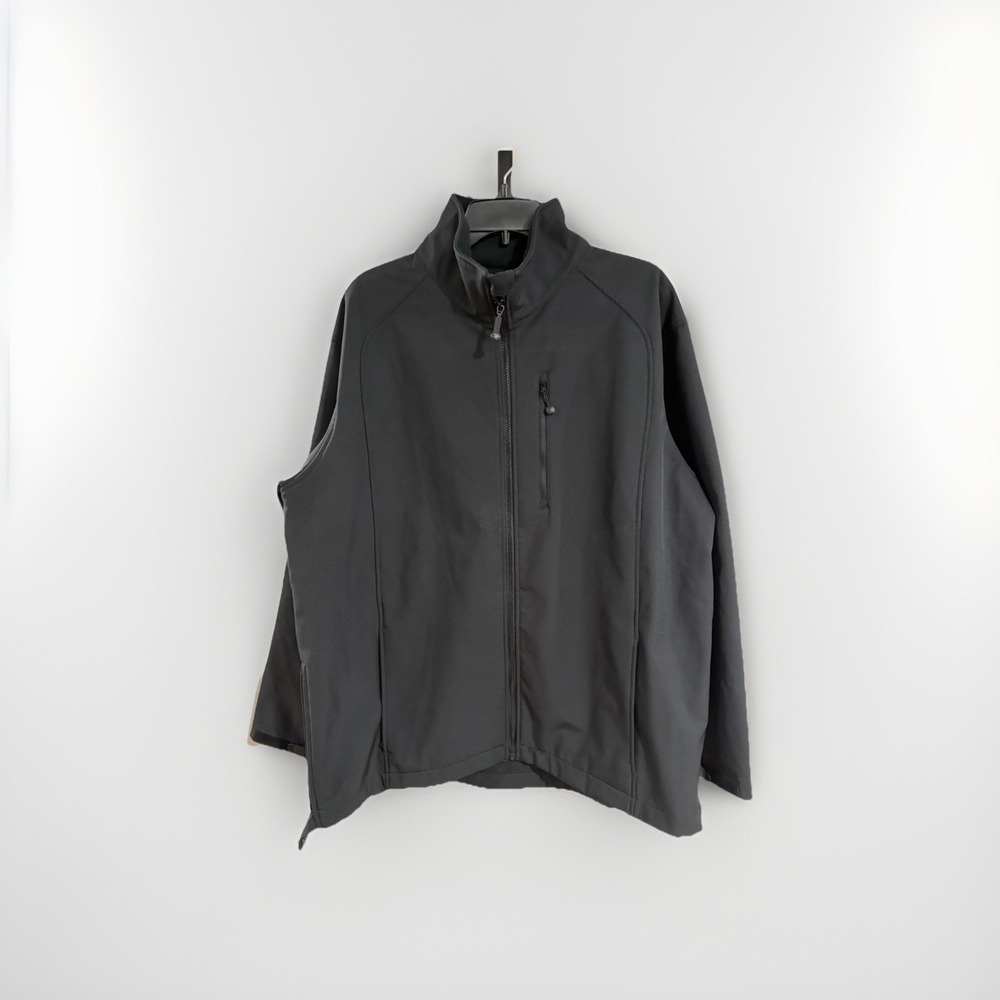 Galls Mens XL Black Zip Jacket Coat Tactical Security Uniform‎ EUC H1